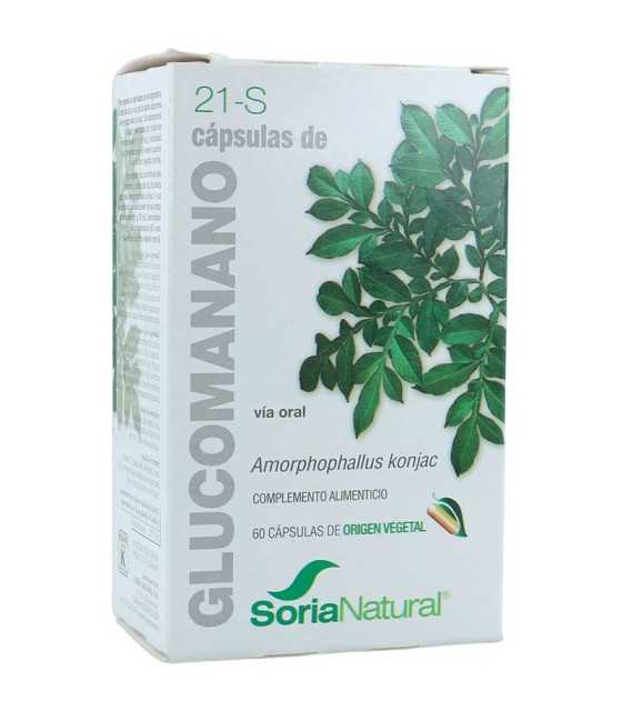 21 s glucomanano soria natural 60 capsulas