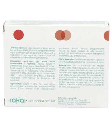 cardiosak ajo negro sakai 30 comprimidos