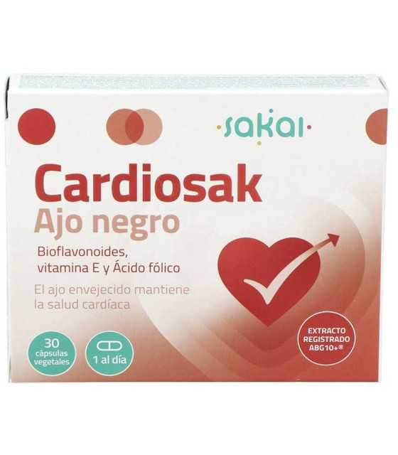 cardiosak ajo negro sakai 30 capsulas