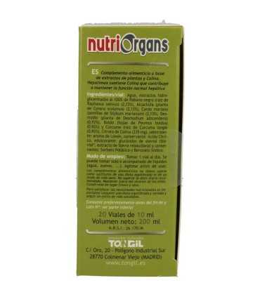 hepatimax nutriorgans tongil 20 viales 10 ml