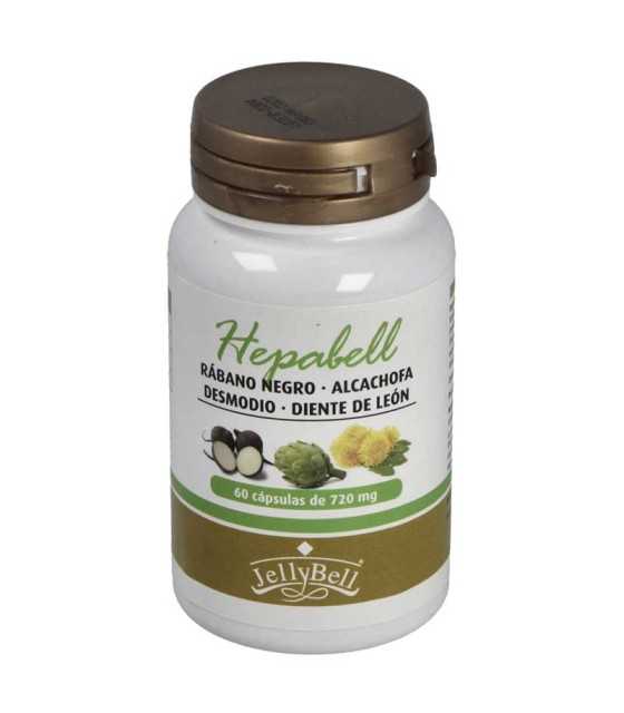 hepabell jellybell 60 capsulas 720 mg