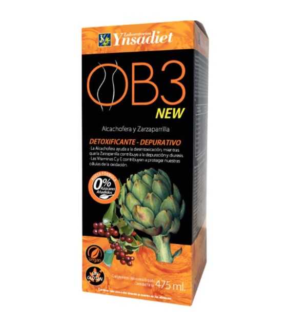 ob3 detoxificante depurativo ob3 ynsadiet 475 ml