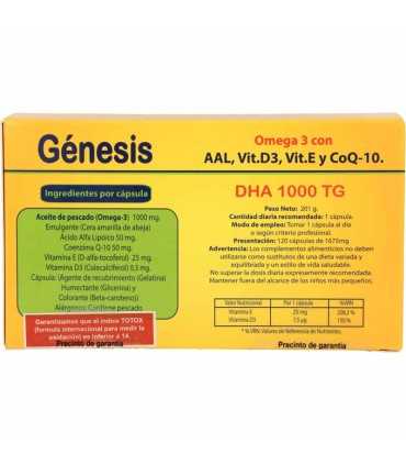 genesis dha 1000 tg zeus 120 capsulas