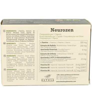 neurozen betula 30 comprimidos