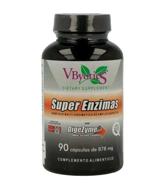 super enzimas v byotics 90 capsulas 878 mg