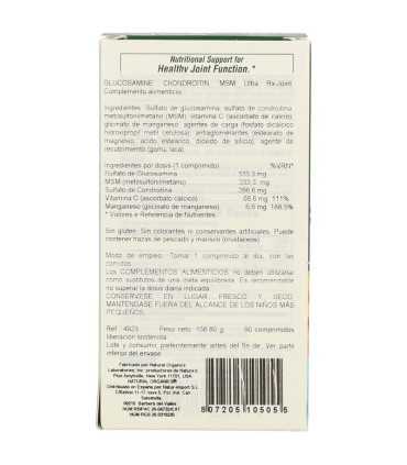glucosamina condroitina msm natures plus 90 tabletas