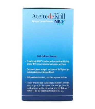 aceite de krill nko 100 natural 120 capsulas 500 mg