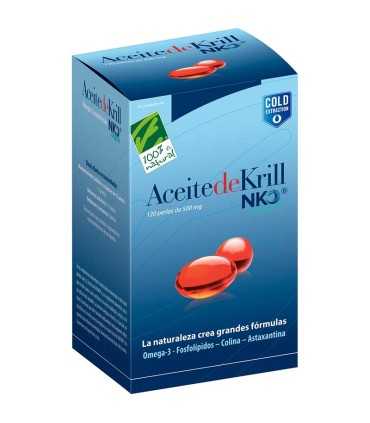 aceite de krill nko 100 natural 120 capsulas 500 mg