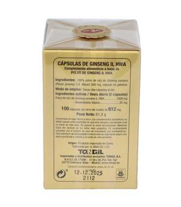 ginseng il hwa tongil 100 capsulas