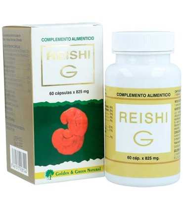 reishi g golden green natural 60 capsulas 825 mg