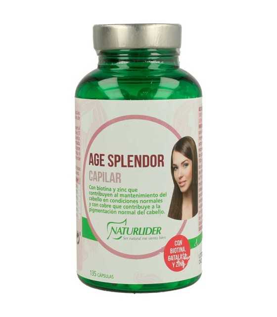 age splendor capilar naturlider 135 comprimidos