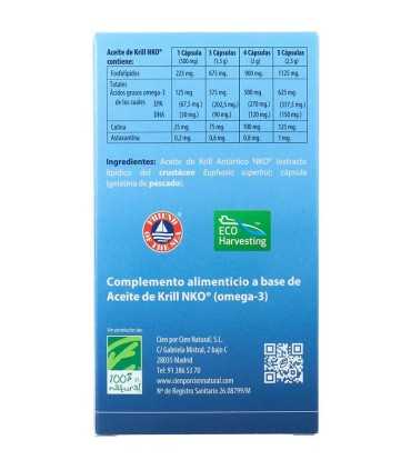aceite de krill nko 100 natural 80 capsulas 500 mg