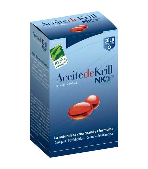 aceite de krill nko 100 natural 80 capsulas 500 mg