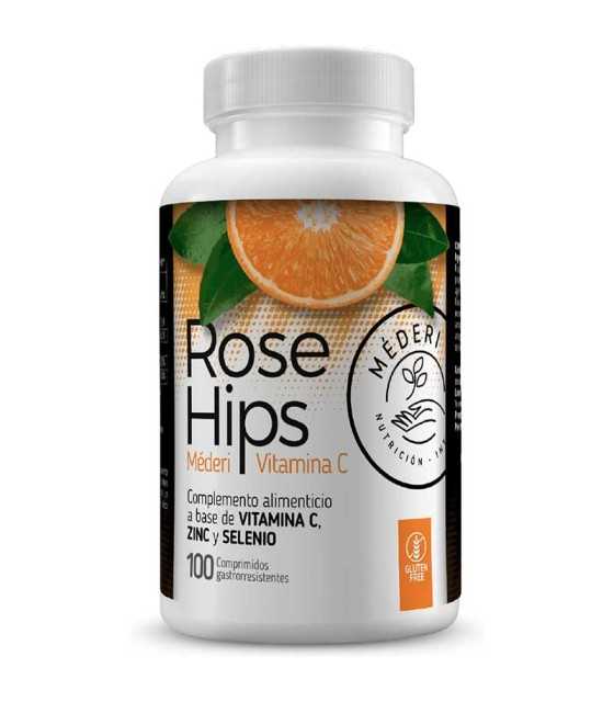 rose hips mederi vitamina c 100 comprimidos