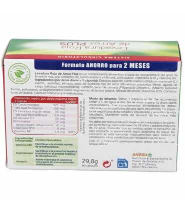 levadura roja arroz plus dietisa 60 comprimidos