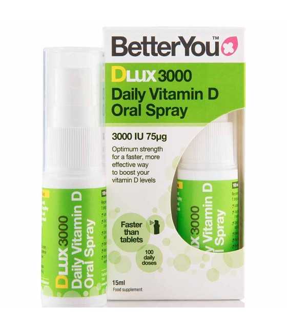 dlux 3000 vitamina d betteryou spray 15 ml