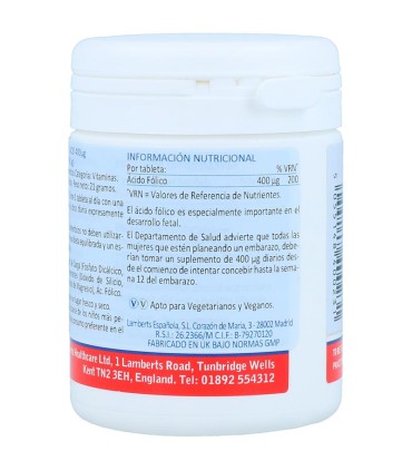 acido folico lamberts 400 mg 100 tabletas