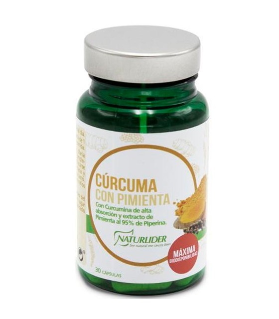 curcuma pimienta naturlider 30 capsulas