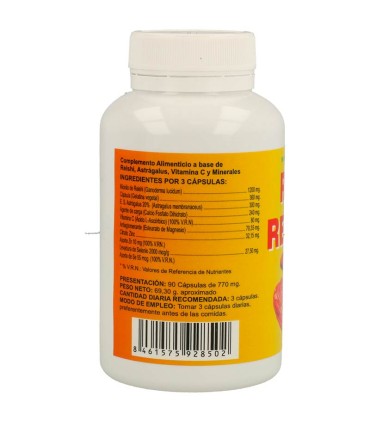 red reishi 90 comprimidos 770 mg