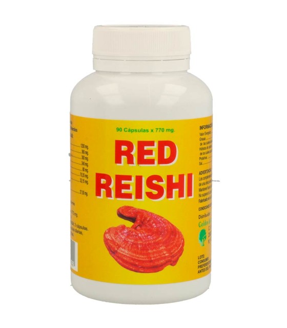 red reishi golden green 90 capsulas 770 mg