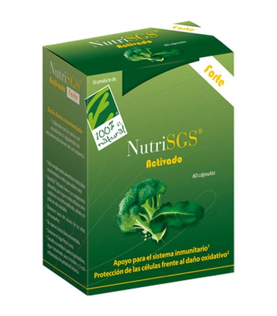 nutrisgs activado forte 100 natural 60 capsulas