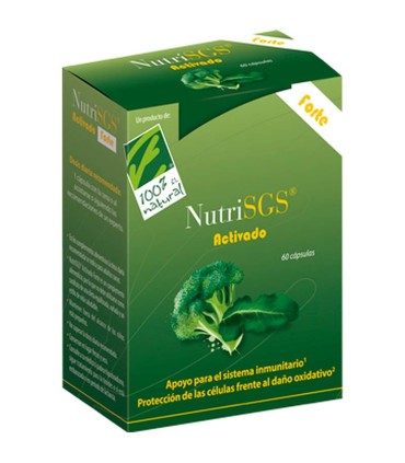 nutrisgs activado forte 100 natural 60 capsulas