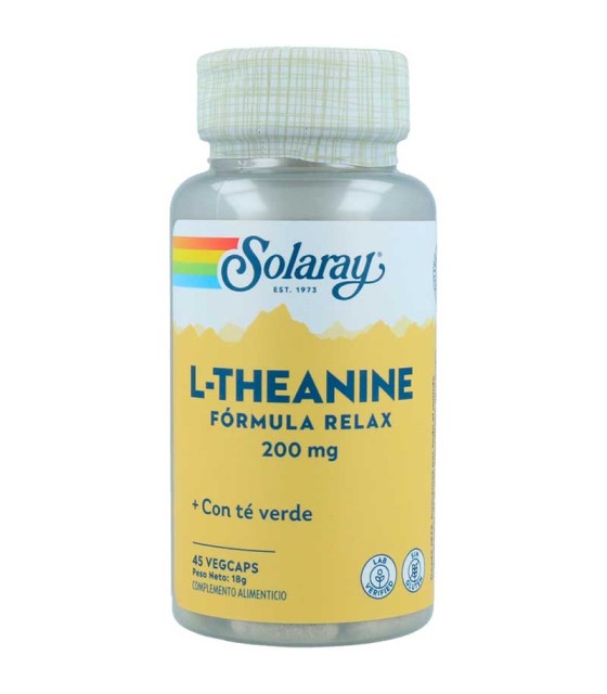 l theanine solaray 200 mg 45 capsulas