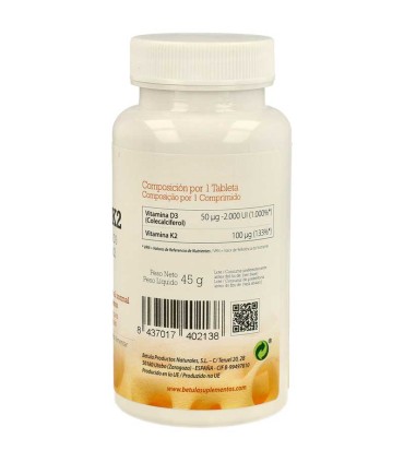 vita d3 k2 betula 90 tabletas