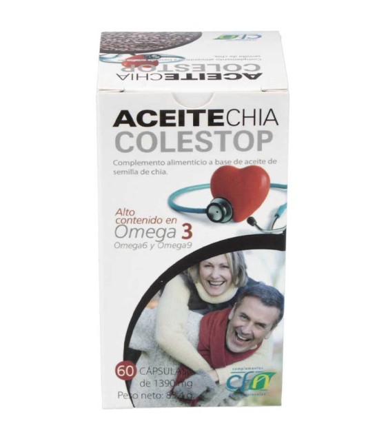 aceite chia colestop cfn 60 capsulas