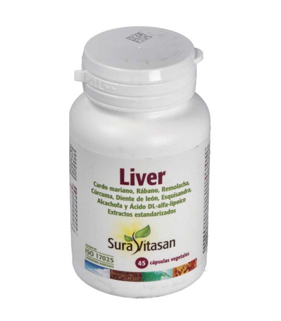 liver sura vitasan 45 capsulas