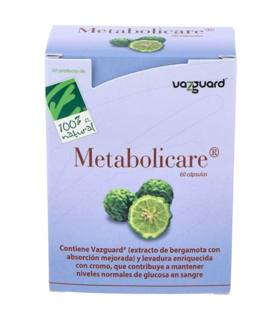 metabolicare 100 natural 60 capsulas