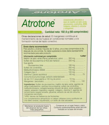 atrotone health aid 60 comprimidos