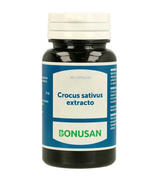 crocus sativus extracto bonusan 60 capsulas