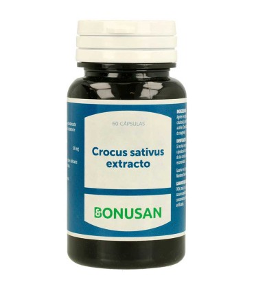 crocus sativus extracto bonusan 60 capsulas