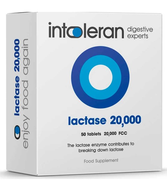 intoleran lactase 20000 50 tabletas