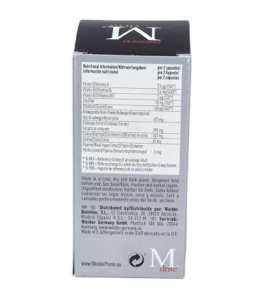 weider prime 60 comprimidos