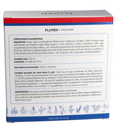 fluyen circulacion laboratorios mahen 20 viales