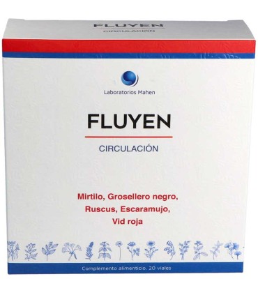 fluyen circulacion laboratorios mahen 20 viales