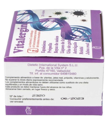 vitalergin 20 viales dis