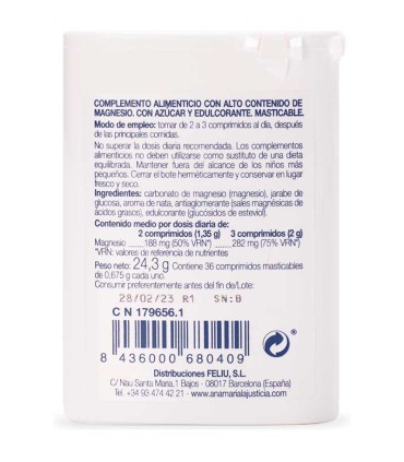 mag mast ana maria lajusticia 36 comprimidos nata