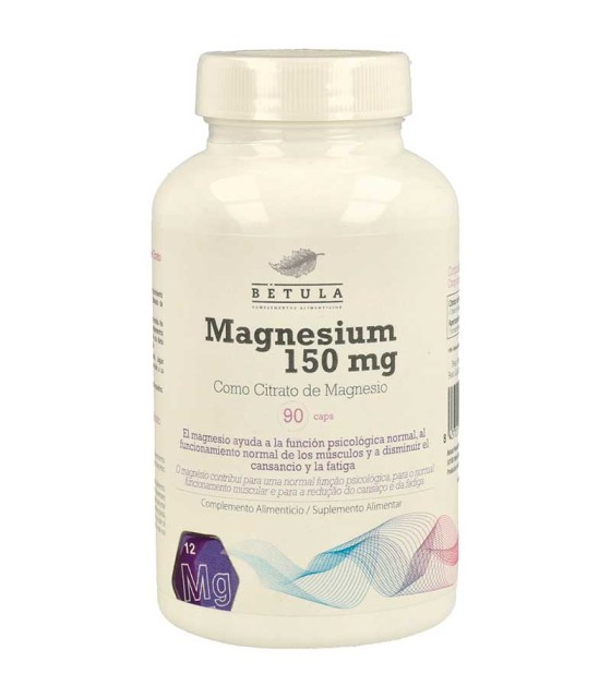 magnesium 150 mg betula 90 capsulas