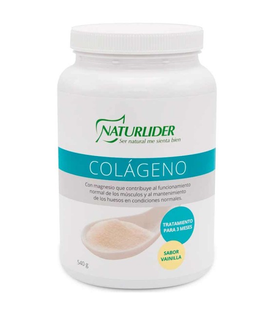 colageno naturlider polvo vainilla 540 gr