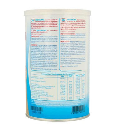ergynutril nutergia capuchino 300 gr polvo