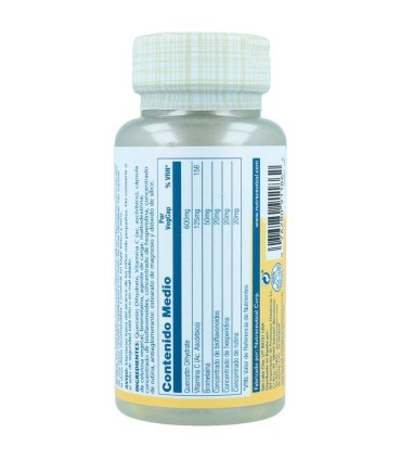 mega quercetin 600 mg solaray 30 comprimidos