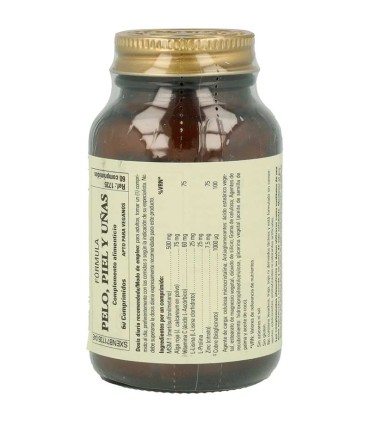 pelo piel unas solgar 60 pastillas