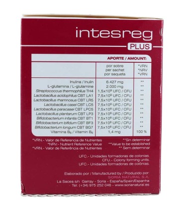 intesreg plus soria natural 14 sobres