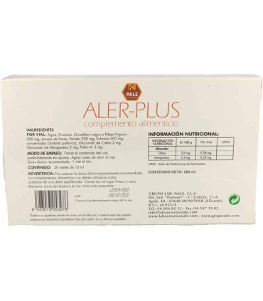 aler plus nale 20 viales