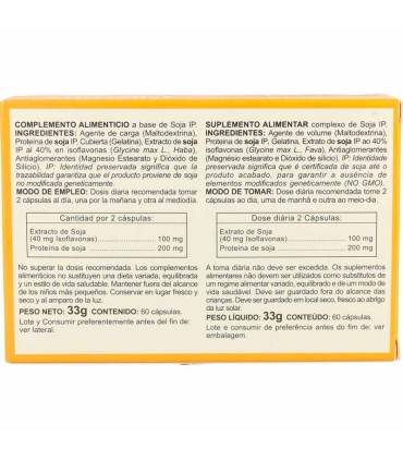 isoflavonas de soja integralia 60 capsulas