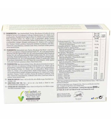 novitake inmuno novadiet 20 viales