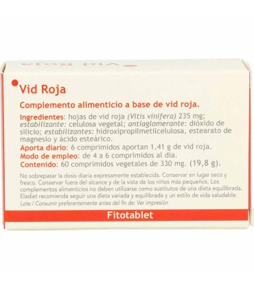 vid roja eladiet 60 capsulas